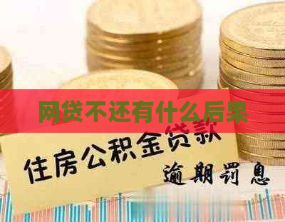 网贷不还有什么后果