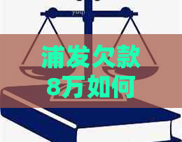浦发欠款8万如何协商还款