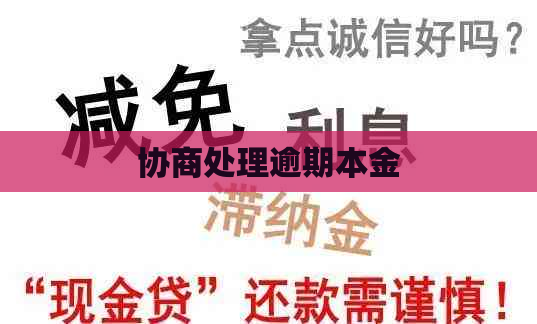 协商处理逾期本金