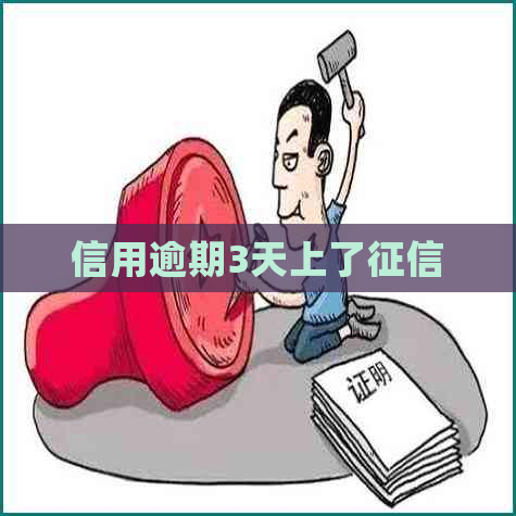 信用逾期3天上了