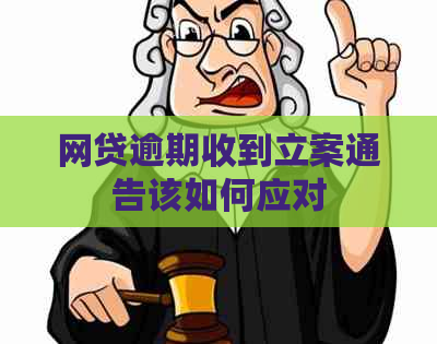 网贷逾期收到立案通告该如何应对