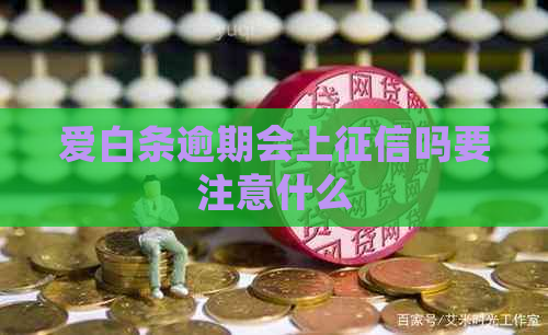 爱白条逾期会上吗要注意什么