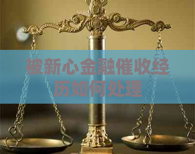 被新心金融经历如何处理