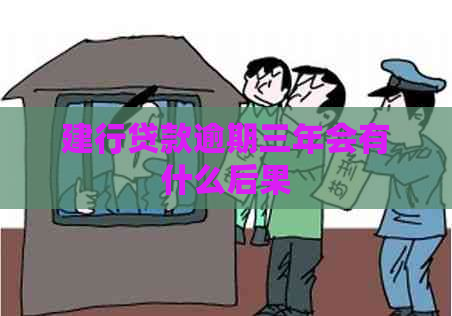 建行贷款逾期三年会有什么后果