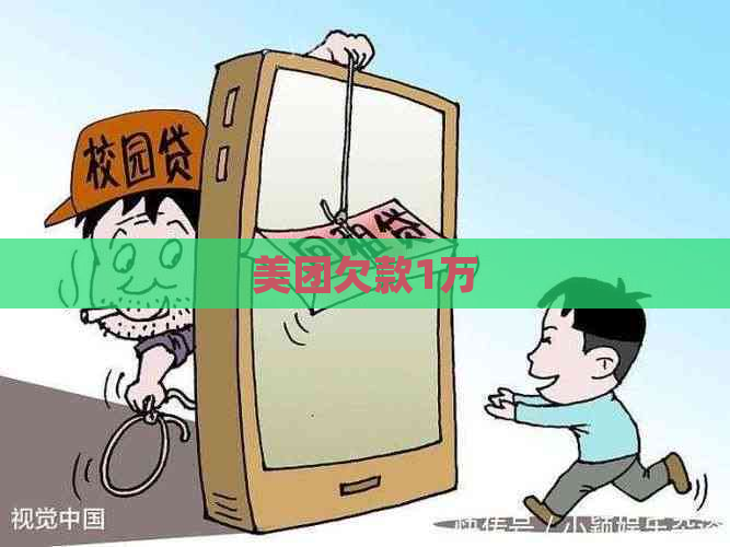 美团欠款1万