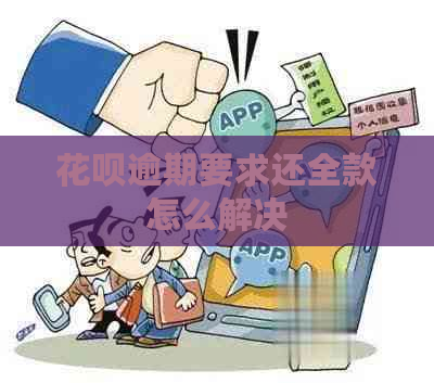 花呗逾期要求还全款怎么解决