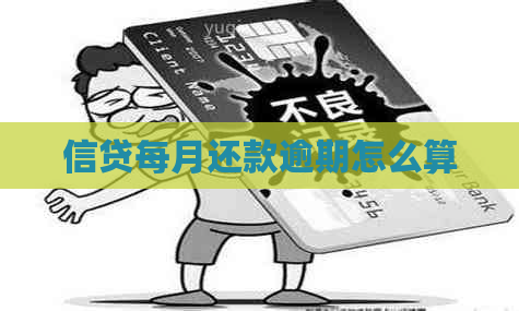 信贷每月还款逾期怎么算