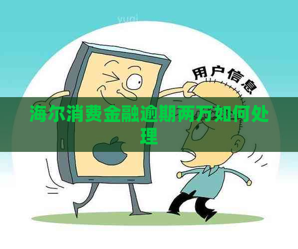 海尔消费金融逾期两万如何处理