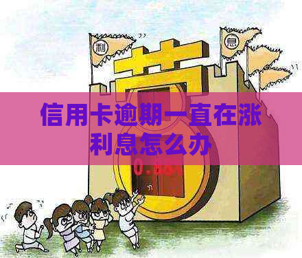 信用卡逾期一直在涨利息怎么办