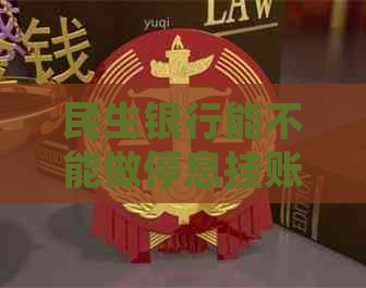 民生银行能不能做停息挂账操作