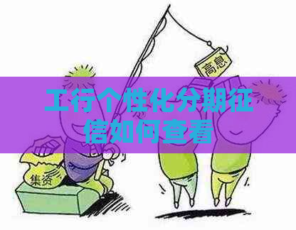工行个性化分期如何查看