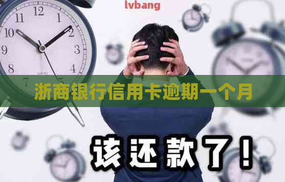 浙商银行信用卡逾期一个月
