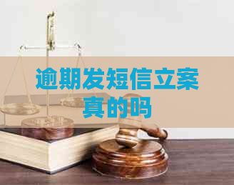 逾期发短信立案真的吗