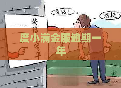 度小满金服逾期一年
