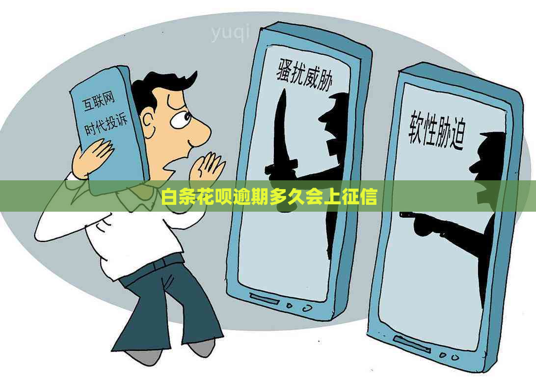 白条花呗逾期多久会上