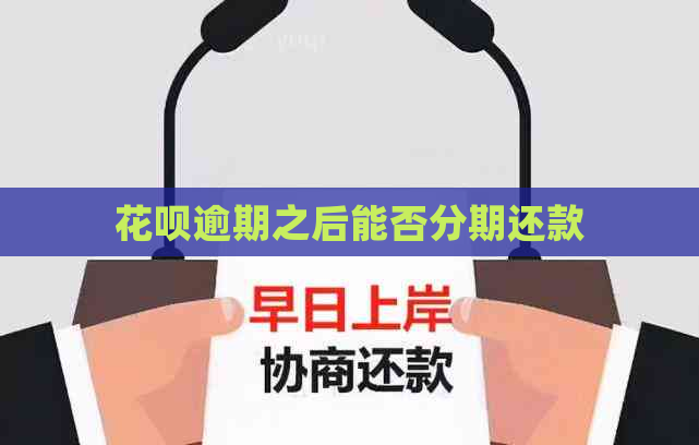 花呗逾期之后能否分期还款