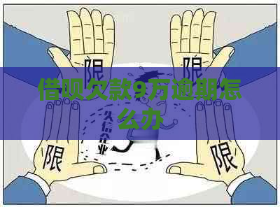 借呗欠款9万逾期怎么办
