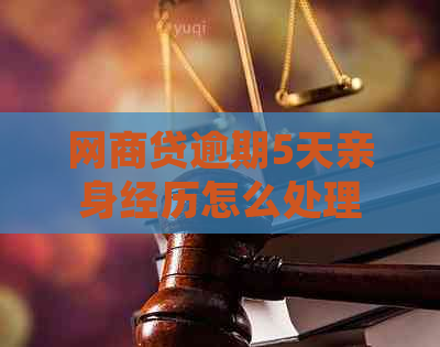 网商贷逾期5天亲身经历怎么处理