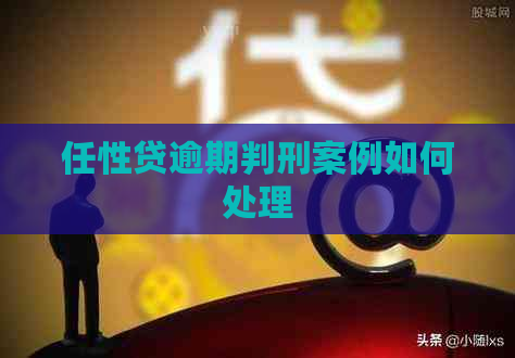 任性贷逾期判刑案例如何处理