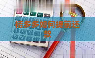 桔多多如何提前还款