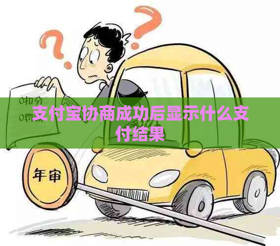 支付宝协商成功后显示什么支付结果