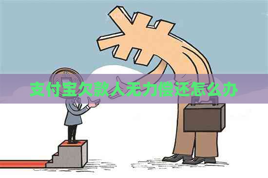 支付宝欠款人无力偿还怎么办