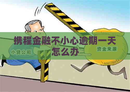 携程金融不小心逾期一天怎么办