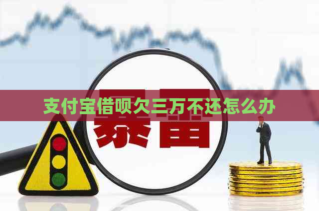 支付宝借呗欠三万不还怎么办