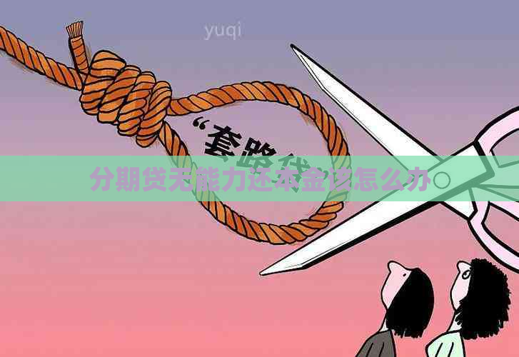 分期贷无能力还本金该怎么办