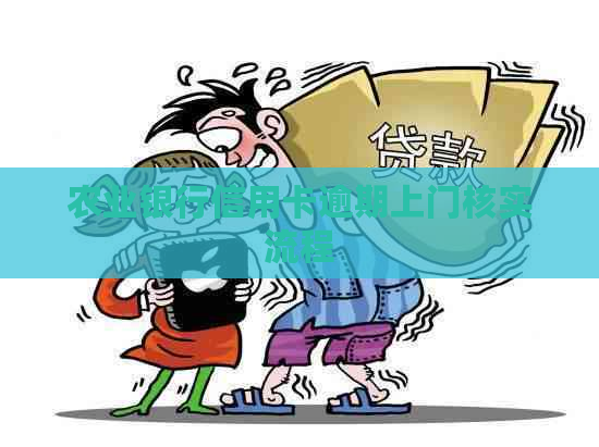 农业银行信用卡逾期上门核实流程