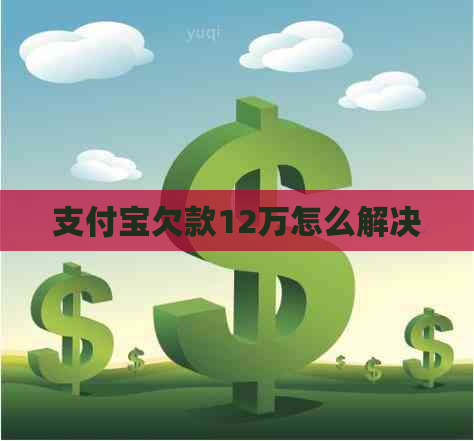 支付宝欠款12万怎么解决