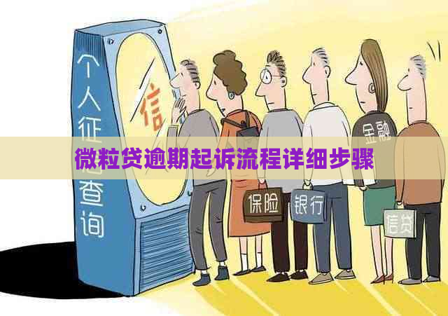 微粒贷逾期起诉流程详细步骤