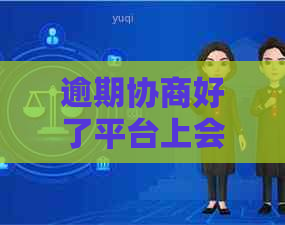 逾期协商好了平台上会显示吗
