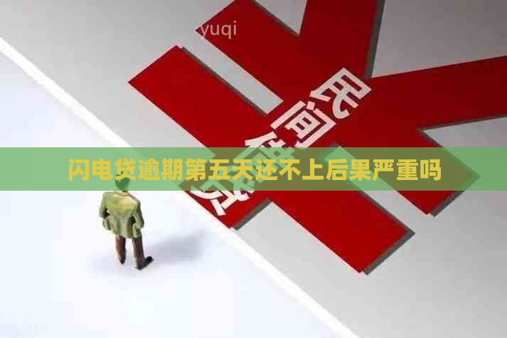 闪电贷逾期第五天还不上后果严重吗