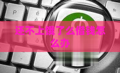 还不上饿了么借钱怎么办