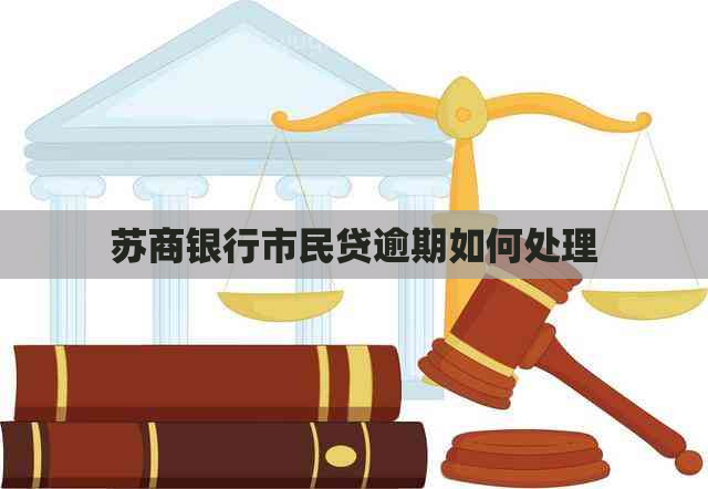 苏商银行市民贷逾期如何处理
