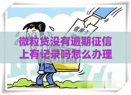 微粒贷没有逾期上有记录吗怎么办理