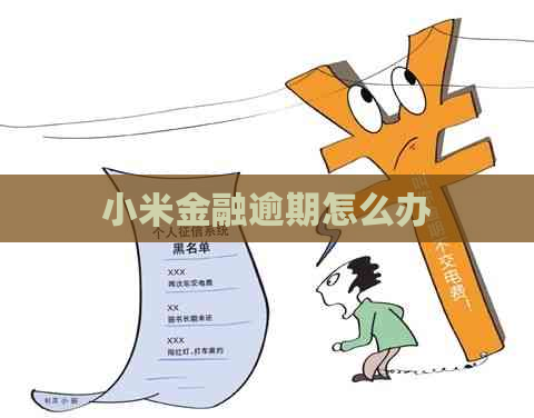 小米金融逾期怎么办