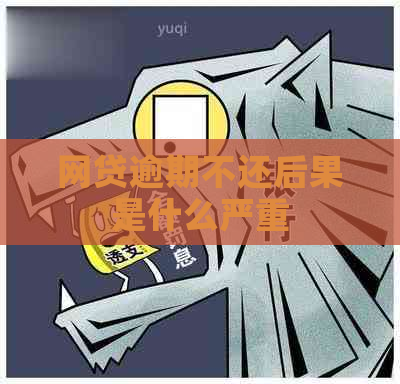 网贷逾期不还后果是什么严重