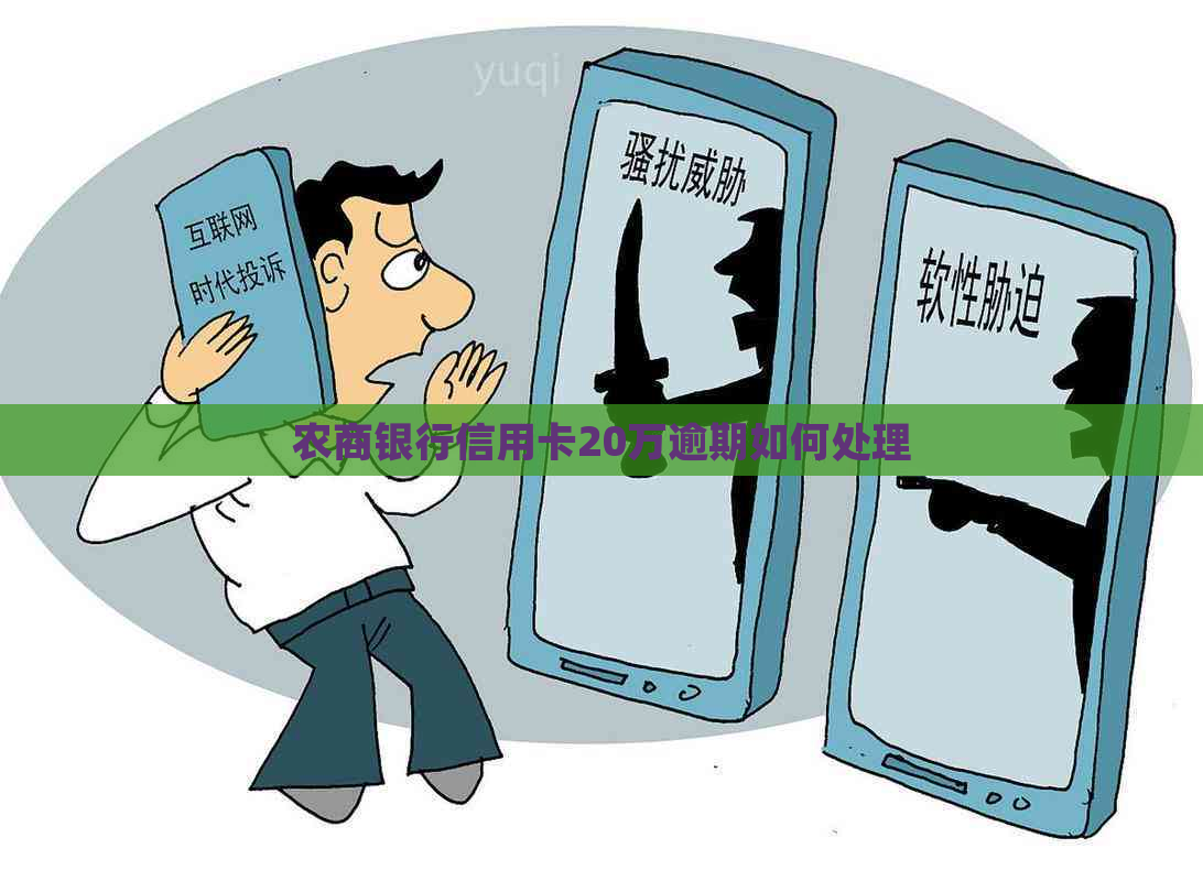 农商银行信用卡20万逾期如何处理