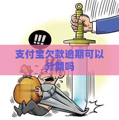 支付宝欠款逾期可以分期吗