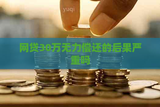 网贷30万无力偿还的后果严重吗