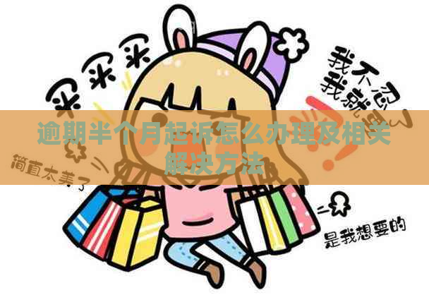 逾期半个月起诉怎么办理及相关解决方法