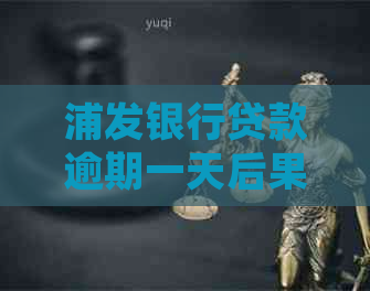 浦发银行贷款逾期一天后果如何处理