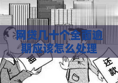 网贷几十个全面逾期应该怎么处理