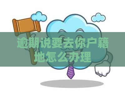 逾期说要去你户籍地怎么办理