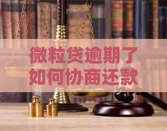 微粒贷逾期了如何协商还款