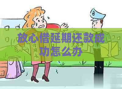 放心借延期还款成功怎么办