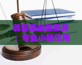 蠡县德金融服务：专业小额信用贷款，助力您轻松还信用卡