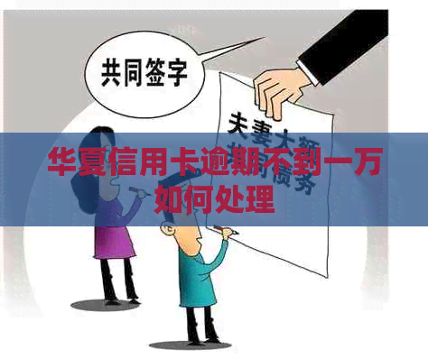 华夏信用卡逾期不到一万如何处理